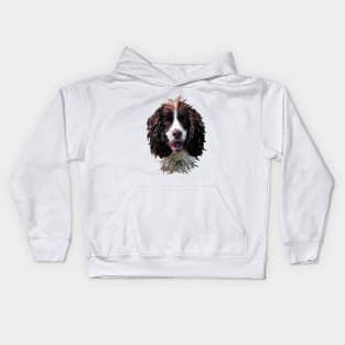 Springer Spaniel Dog Kids Hoodie